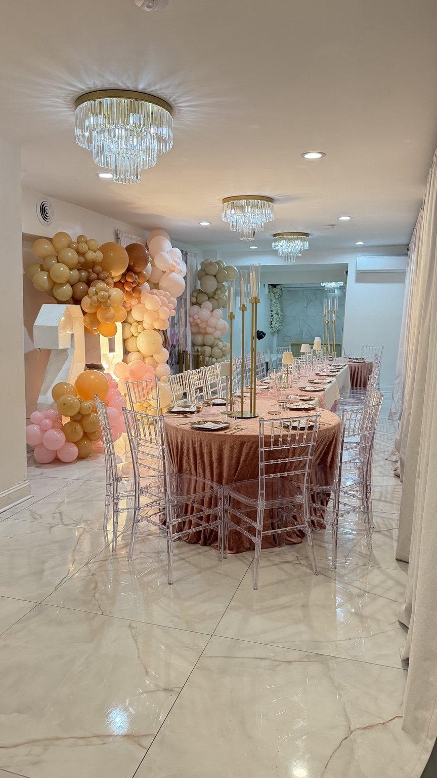 Jaes Luxe Studio blush celebration